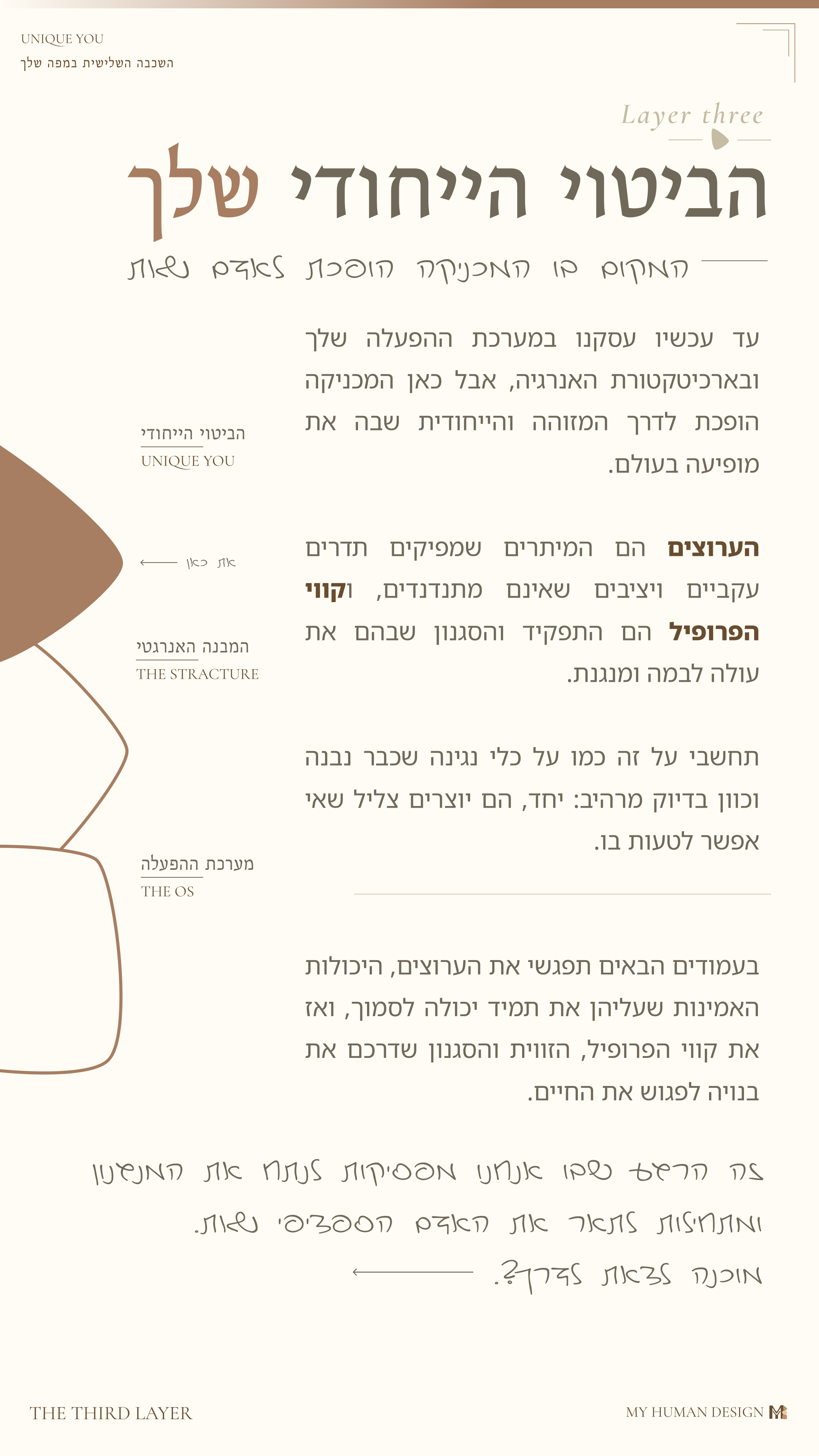שכבה 3, הביטוי הייחודי